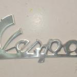 Scritta logo Adesivo Vespa in Alluminio
