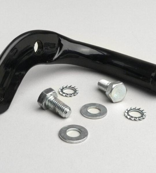 Supporto Specchio Destro Nero con Attacco Filettato per Piaggio Vespa 50-125-150-200 Tutti Modelli  P0619