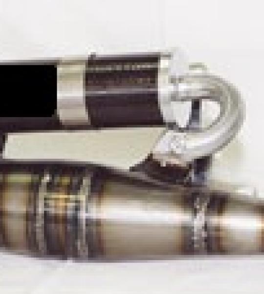 Marmitta ad espansione per Piaggio Zip silenziatore carbonio - 50564