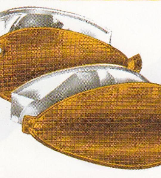 Freccia posteriore destro arancio per Piaggio Liberty 50-125-150 - 561010
