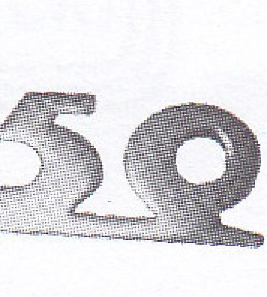 Targhetta 50 lucida - 58282