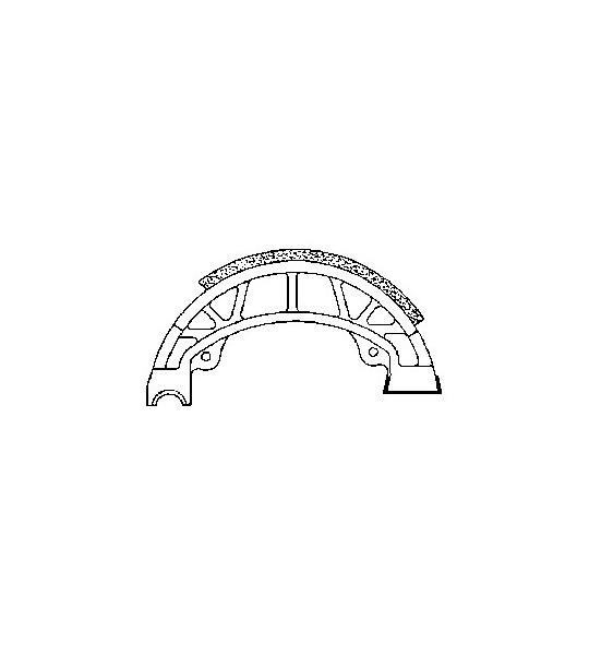 COPPIA CEPPI FRENO MOZZO PIAGGIO Ø 110 X 25MM 82907R
