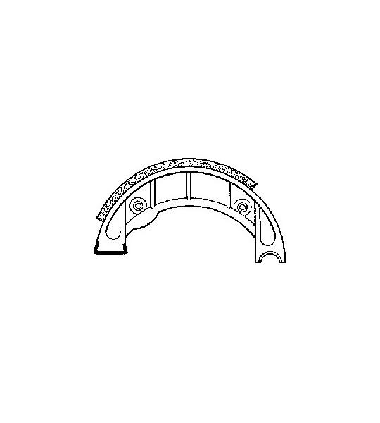 COPPIA CEPPI FRENO MOZZO PIAGGIO Ø 95 X 20MM