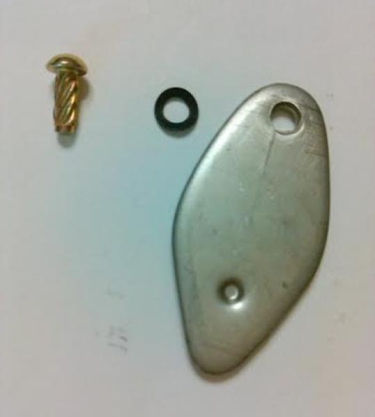 Kit Sportellino Chiusura Serratura Bloccasterzo per Piaggio Vespa50R-Special-125/150GTR-125/150Sprint - P152195