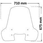 Parabrezza Classic Per Piaggio Medley 2020 - CLS4203-MEDLEY-125i