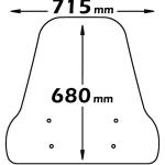 Parabrezza Classic Per Piaggio Liberty S Anni 2006-2011 - cls350-LIBERTY-S-200