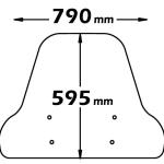 Parabrezza Media Protezione Per Carnaby 125-200-250 - e356-CARNABY-125