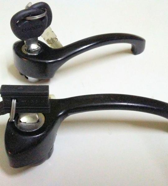 Kit Serrature con Maniglia Nere chiusura Porte Gabina.
