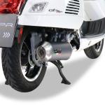 Scarico GPR compatibile con Piaggio Vespa 125 Granturismo 2003-2007 Evo4 Road
