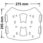 Portapacco Posteriore E Supporto Bauletto In Ferro Piaggio One Dal 2021 - PA374-ONE-
