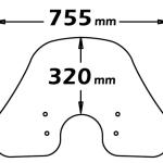 Parabrezza Summer TRASPARENTE - S352-T-VESPA-GTS-300