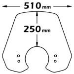 Cupolino Alto - sc4060FC-VESPA-LX-50