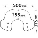 Cupolino Fashion Fumè scuro - sc4063FS-VESPA-GT-250