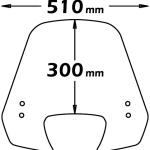 Cupolino Alto Per Liberty 50-125-150 Rst E I-Get Fumè scuro - SC4160-FS-LIBERTY-i-get-125