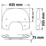 Cupolino Tipo Originale Trasparente - SC4164-T-VESPA-SPRINT-125