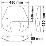 Cupolino Trasparente Per Piaggio Medley 125-150 - SC4186-T-MEDLEY-150