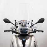 Parabrezza Media Protezione Per Piaggio Beverly 300- 400 Hpe 2021 - 2022 - SC4201-BEVERLY-HPE-400